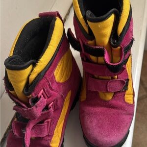 Girls' Pink and Yellow Boots by LLBean